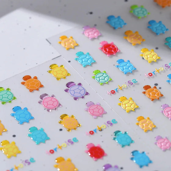 Cute Colorful Honu Sea Turtle Nail Art Decals