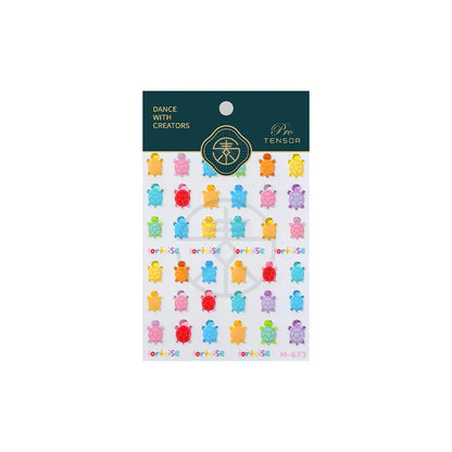 Cute Colorful Honu Sea Turtle Nail Art Decals
