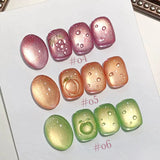 Luminescent Fruit Glass Bead Cat Eye Gel Nail Polish
