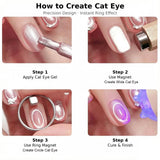 Cat Eye Ring Magnet for Professional Nail Gel Polish