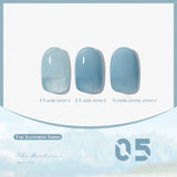 Santorini Seaglass Glass Jelly Gel Nail Polish