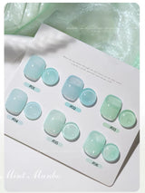 Santorini Seaglass Glass Jelly Gel Nail Polish