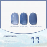 Santorini Seaglass Glass Jelly Gel Nail Polish