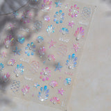 Koi Fish Lotus Japanese Aesthetic Nail Art Decals