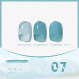 Santorini Seaglass Glass Jelly Gel Nail Polish