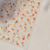 Koi Fish Lotus Japanese Aesthetic Nail Art Decals