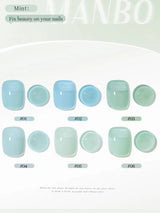 Santorini Seaglass Glass Jelly Gel Nail Polish