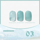 Santorini Seaglass Glass Jelly Gel Nail Polish
