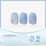 Santorini Seaglass Glass Jelly Gel Nail Polish