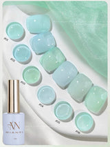Santorini Seaglass Glass Jelly Gel Nail Polish