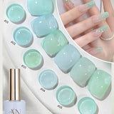 Santorini Seaglass Glass Jelly Gel Nail Polish