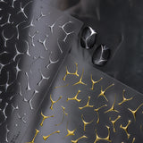 Irregular Molten Metal-Look Silver Gold 3D Nail Art Decals