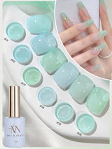Santorini Seaglass Glass Jelly Gel Nail Polish